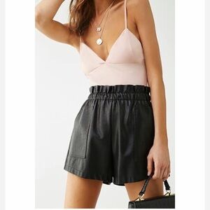 NWT- pink forever 21 stretch cami bodysuit